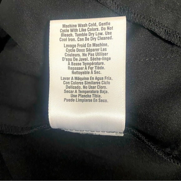 DKNYC Women’s Elastic Drawstring Waist Pants Sz1X Body Side Panels/Ties 💯 Poly - Picture 10 of 13